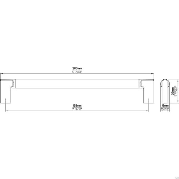 Uchwyt meblowy 2457-206ZN79ZN79 - obrazek 4