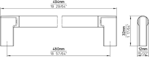 Uchwyt meblowy 2457-494PB12PB12 - obrazek 6