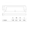 Uchwyt meblowy C-5824-G2 - obrazek 5