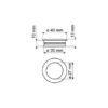 Uchwyt meblowy MD02-G0008 - obrazek 3