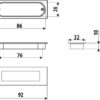 Uchwyt meblowy MD13-R31 - obrazek 3
