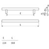 Uchwyt meblowy RE10-0224-G0006 - obrazek 2
