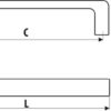 Uchwyt meblowy UU52-0128-L31 - obrazek 2
