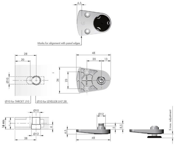 Regulator wysokości LH7.28 - obrazek 3