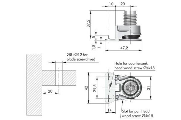 Stopka INTEGRATO G 3011603000 - obrazek 3