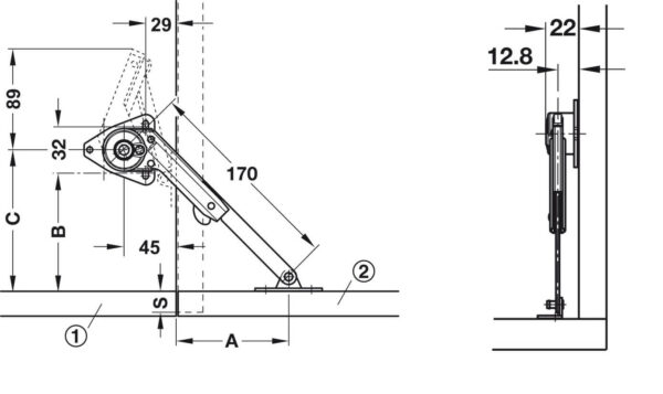 Podnośnik mechaniczny 365.30.610 sprzęgło prawe - obrazek 5
