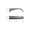 Odbojnik z adapterem i płytą montażową K PUSH TECH 14 mm C010001587 szary - obrazek 4