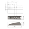 Odbojnik z adapterem i płytą montażową K PUSH TECH 14 mm C010001587 szary - obrazek 3