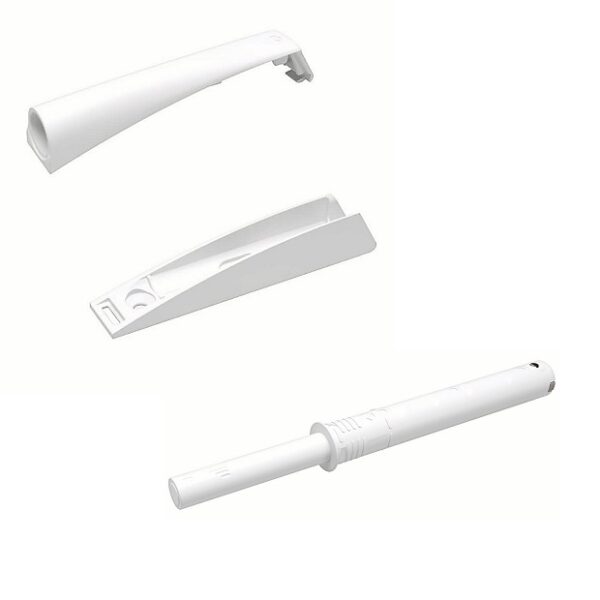 Odbojnik z adapterem i płytą montażową K PUSH TECH 37 mm C010001449 biały