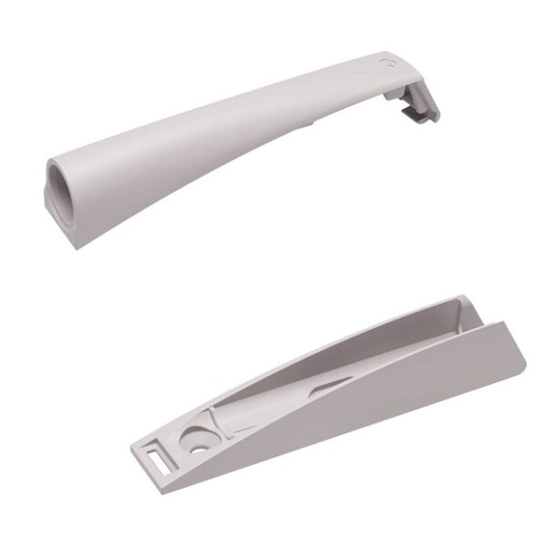 Adapter z płytką do odbojnika K PUSH TECH 37 mm 57025020IJ + 57025040IJ szary