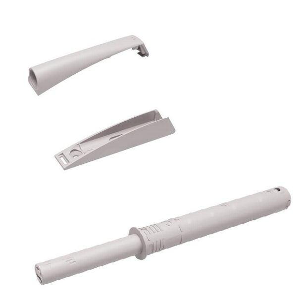 Odbojnik magnetyczny z adapterem i płytą montażową K PUSH TECH 37 mm C010001603 szary