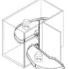 Półka GIRASOLO 450 mm 721D11CB1G prawa - obrazek 8