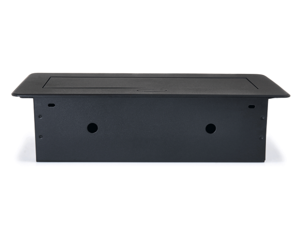 Gniazdo meblowe KOMBI BOX 2G+2USB czarne - obrazek 5