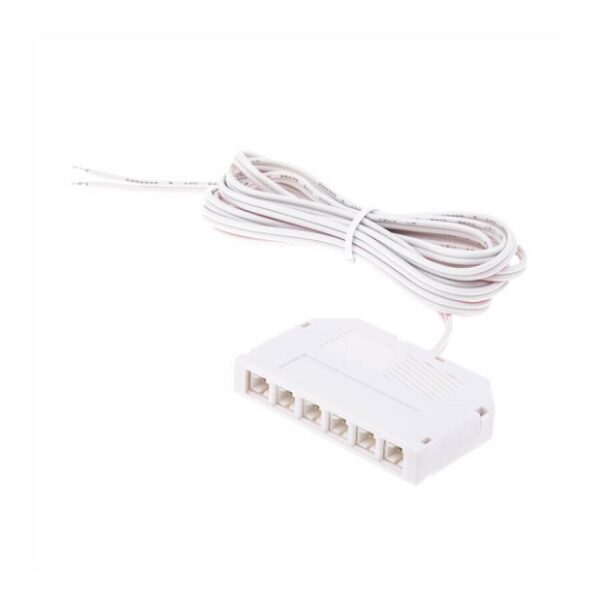 Rozdzielacz LED biały OKSZ-2M-LED-6-BI-V03