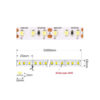 Taśma LED R-2835-600-20-60K-02 - obrazek 4