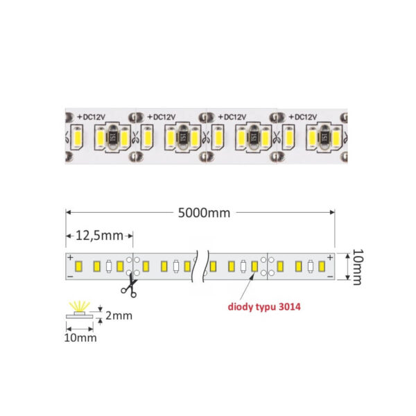 Taśma LED R-3014-1200-20-30K-1 - obrazek 4