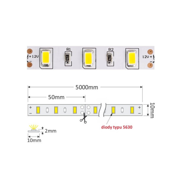 Taśma LED R-5630-300-20-30K-02 - obrazek 5