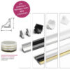 Listwa przyblatowa Compact-Line czarna - obrazek 5