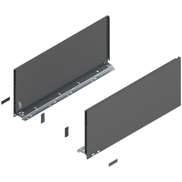 Bok szuflady LEGRABOX, wysokość F, 770F5502S antracyt