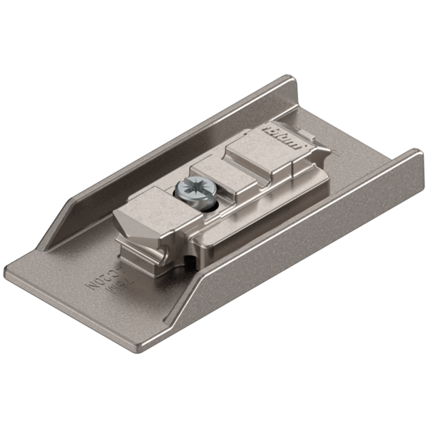CLIP CRISTALLO-prowadnik, do naklejania, prosty, 0 mm, 175M4C20