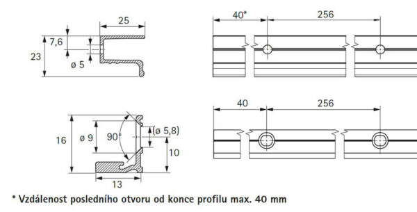 Zestaw profili WING LINE L-1200mm - 9239311 - obrazek 3