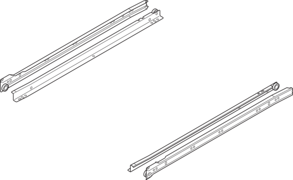 Prowadnica rolkowa STANDARD, 230M2500 - obrazek 2