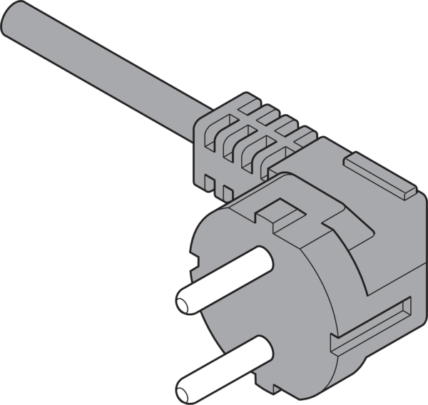 Przewód sieciowy do SERVO-DRIVE 2m, Z10M200E - obrazek 2