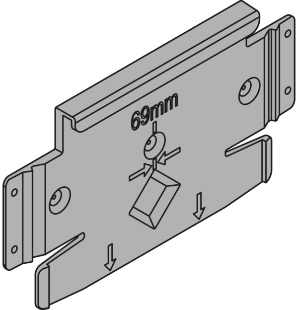 SERVO-DRIVE flex - prowadnik do lodówek, zamrażarek i zmywarek, Z10C5005 - obrazek 2