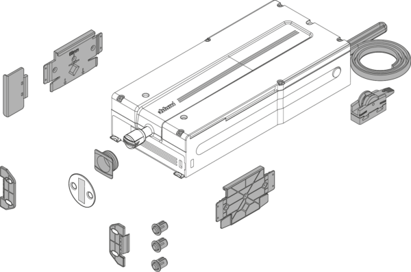 Zestaw - jednostka napędu do lodówek, zamrażarek i zmywarek SERVO-DRIVE flex, Z10C500A - obrazek 2