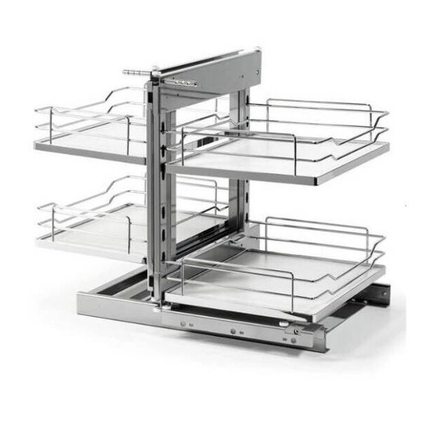 Kosz MAGIC KOMFORT W-6000D-800.P22 srebrny