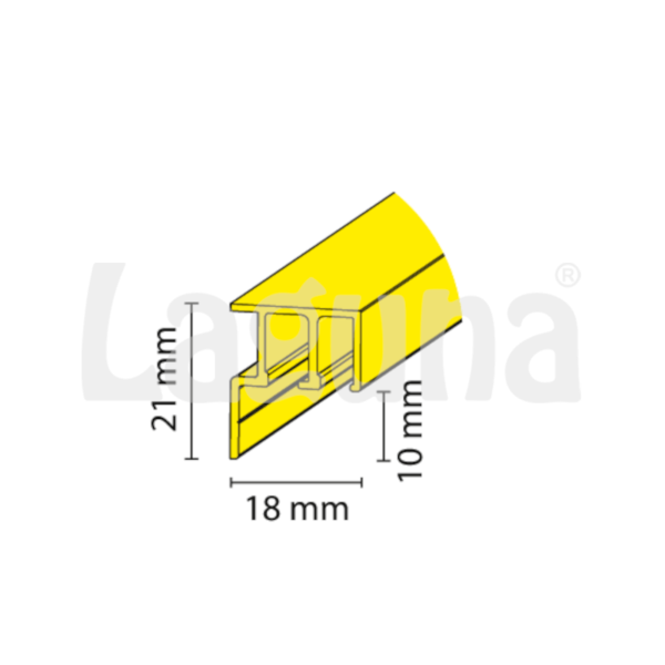 Szyna dolna AOF-030 3m 22000000 - obrazek 2