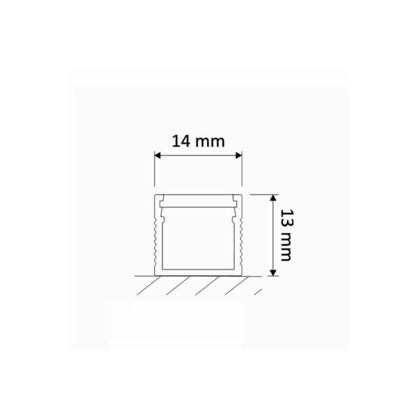 Profil nawierzchniowy aluminiowy PROFIL-LINE-OP-3M-W AL - obrazek 5