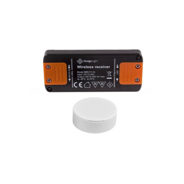 Zestaw: wyłącznik czarny + sensor OLI-ZES-1P-BI-01 biały - obrazek 2
