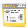 MATRIX wkręt 4,0 x 70/40 samowiercący 250 szt. - obrazek 4