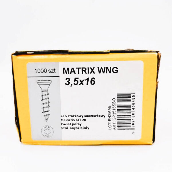 MATRIX wkręt 3,5 x 16 1000 szt. - obrazek 4